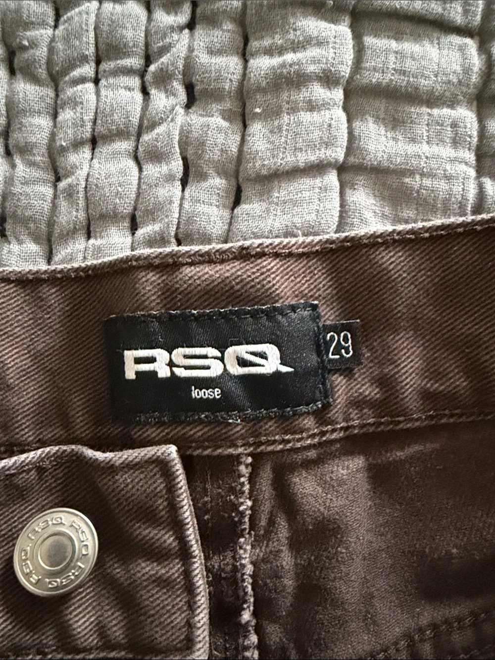 RSQ Men's Brown Cargo Shorts